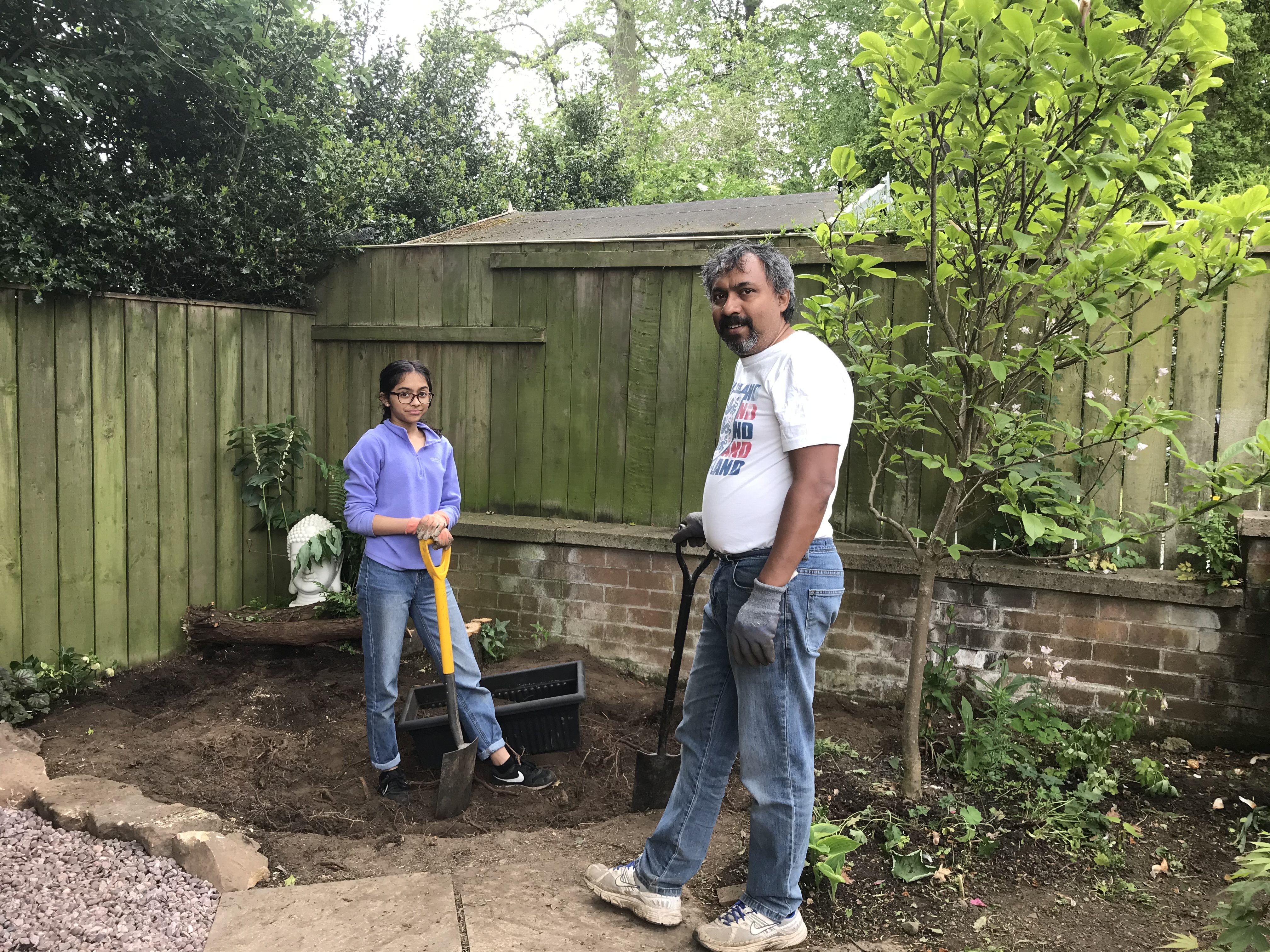 Garden Pond - Initial Excavation