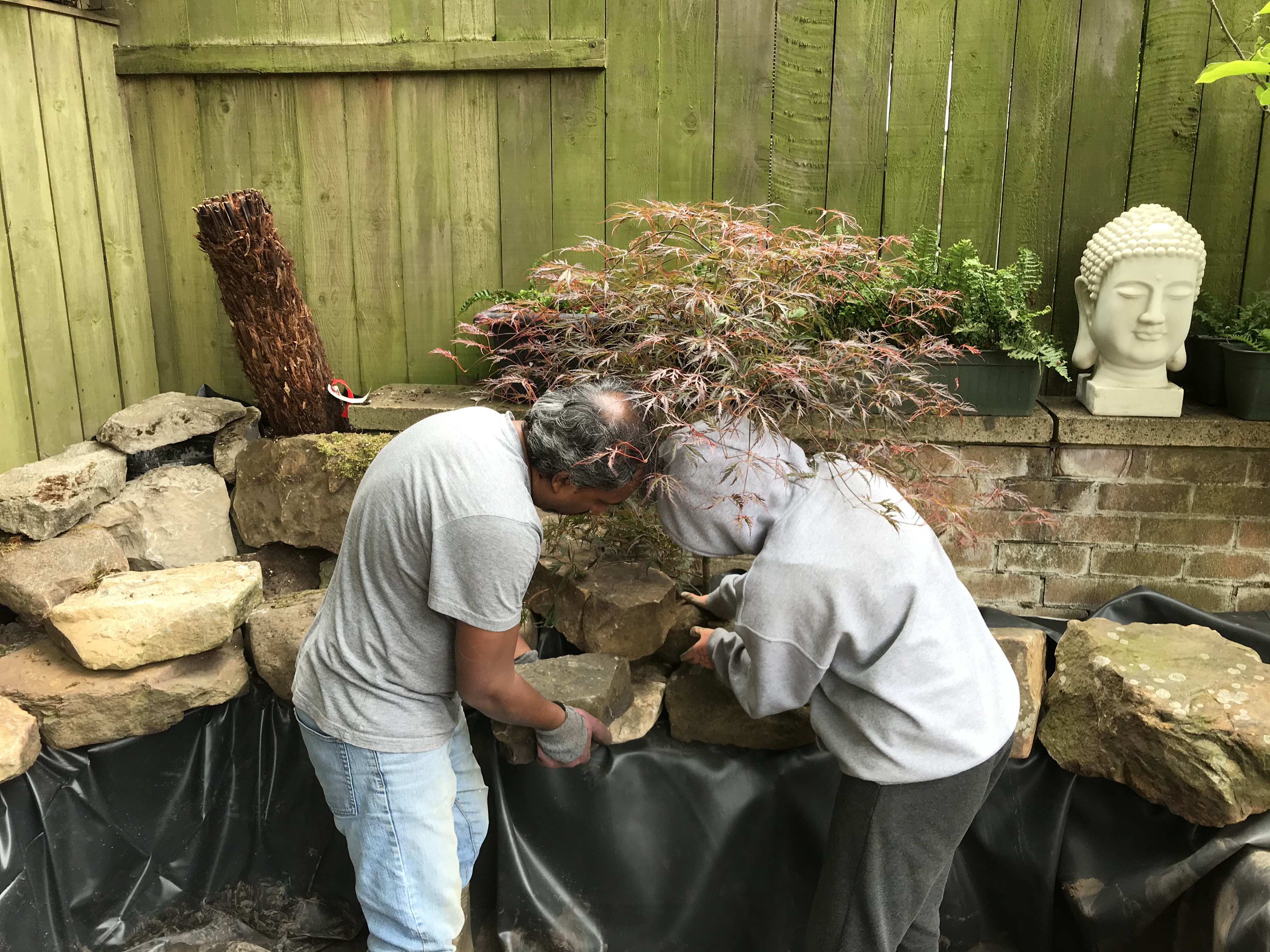 Garden Pond - Rockwork Positioning