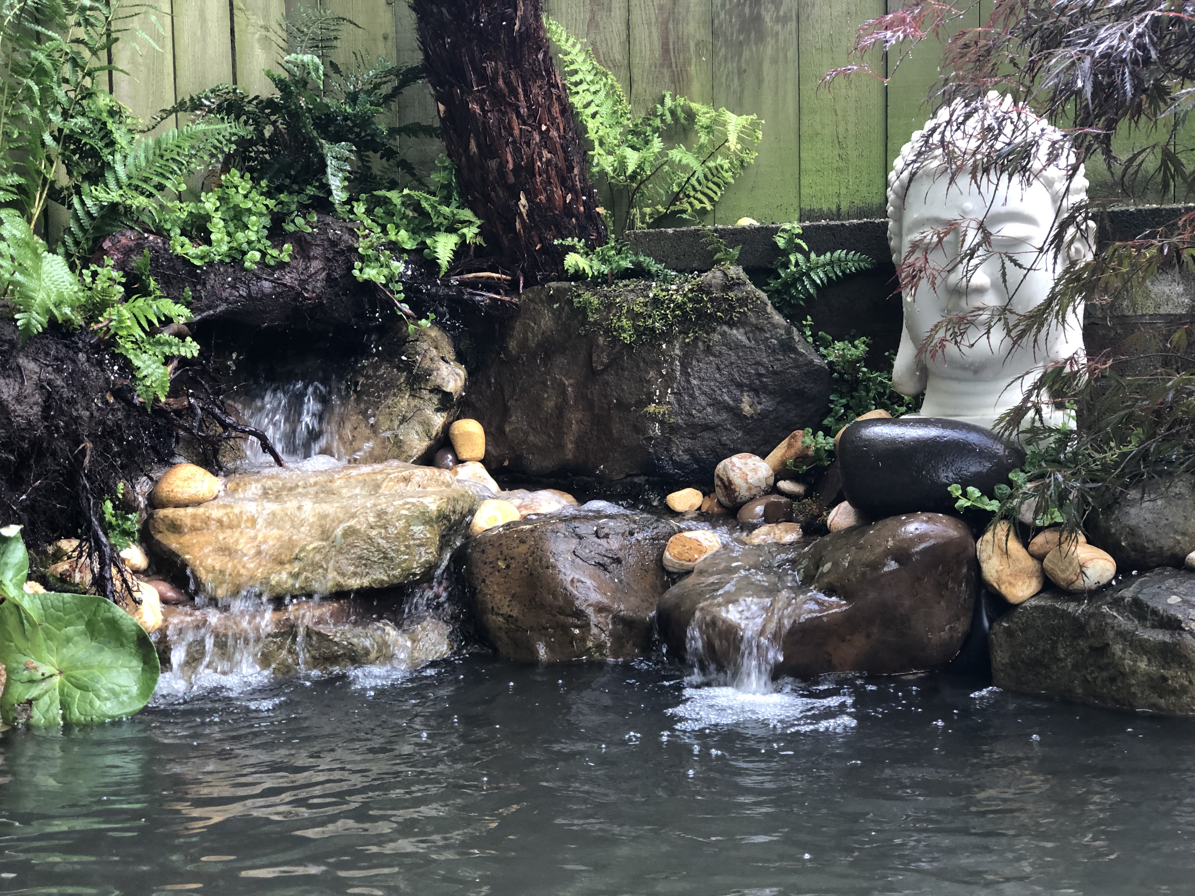 Garden Pond - Waterfall Detail